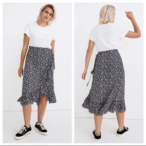 NWT MADEWELL FLORAL WRAP SKIRT